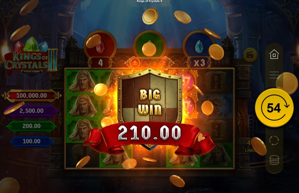 Kings of Crystals II big win